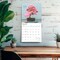 Brush Dance; Vivre en pleine conscience | 2027 12 x 24 Inch (Hanging) Monthly Square Wall Calendar | French Language; Category:Wall Calendars; Image:6
